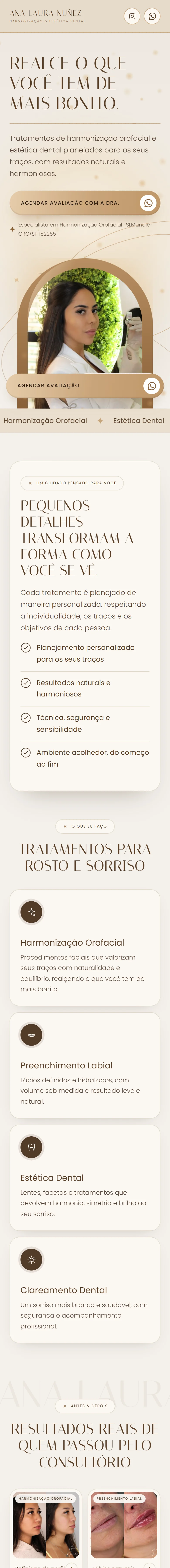 Prévia do site da Dra. Ana Laura